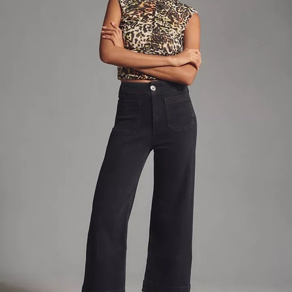 Anthropologie Pilcro Collette Black Denim Jeans 29L